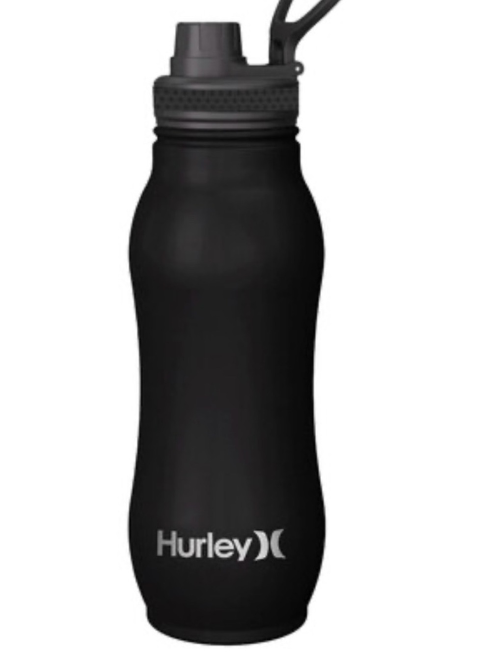 Hurley Black Hourglass Sports Water Bottle